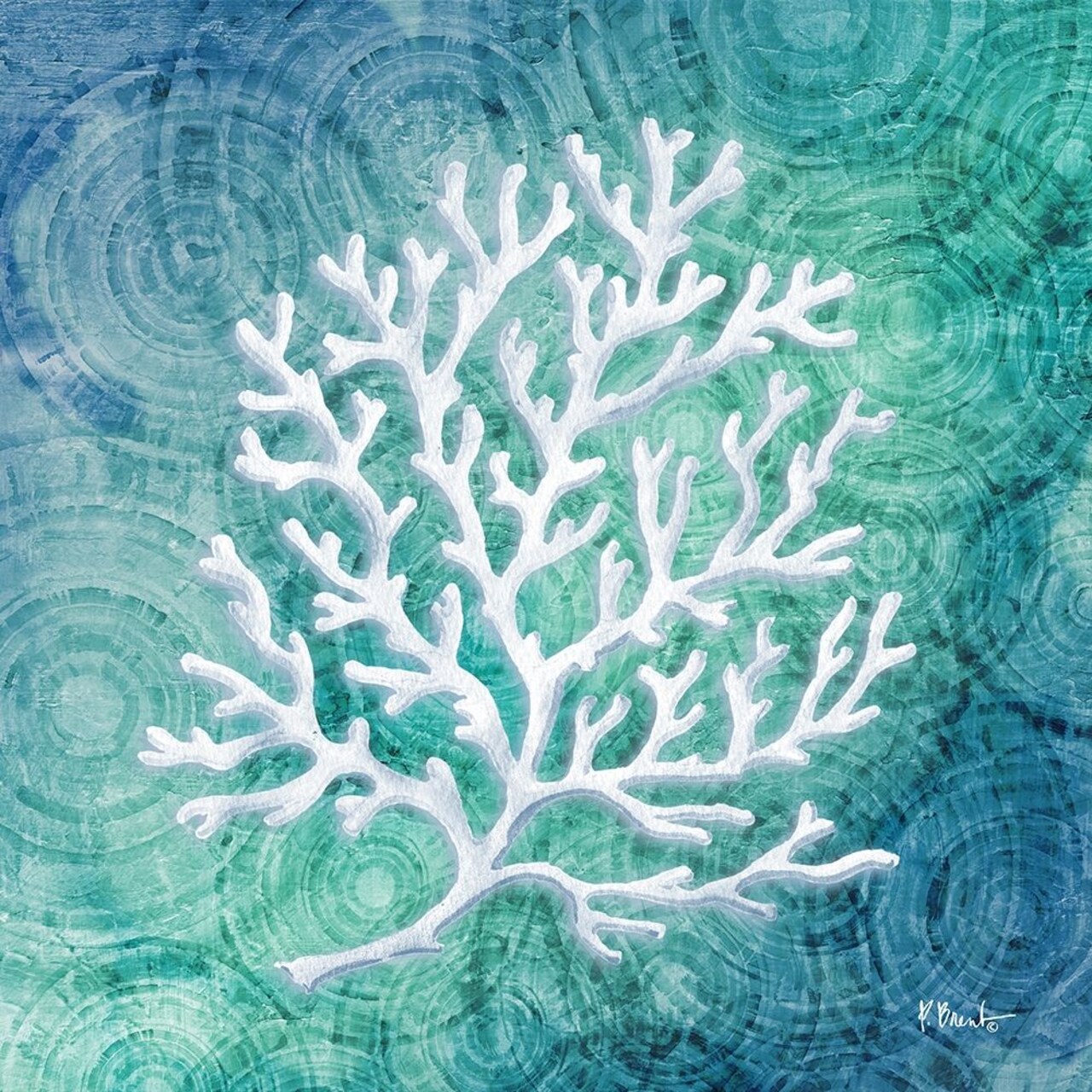 Echoes Coral I Poster Print by Paul Brent - Item # VARPDXBNT1384